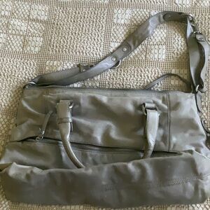 Club Monaco gray satchel bag with handles